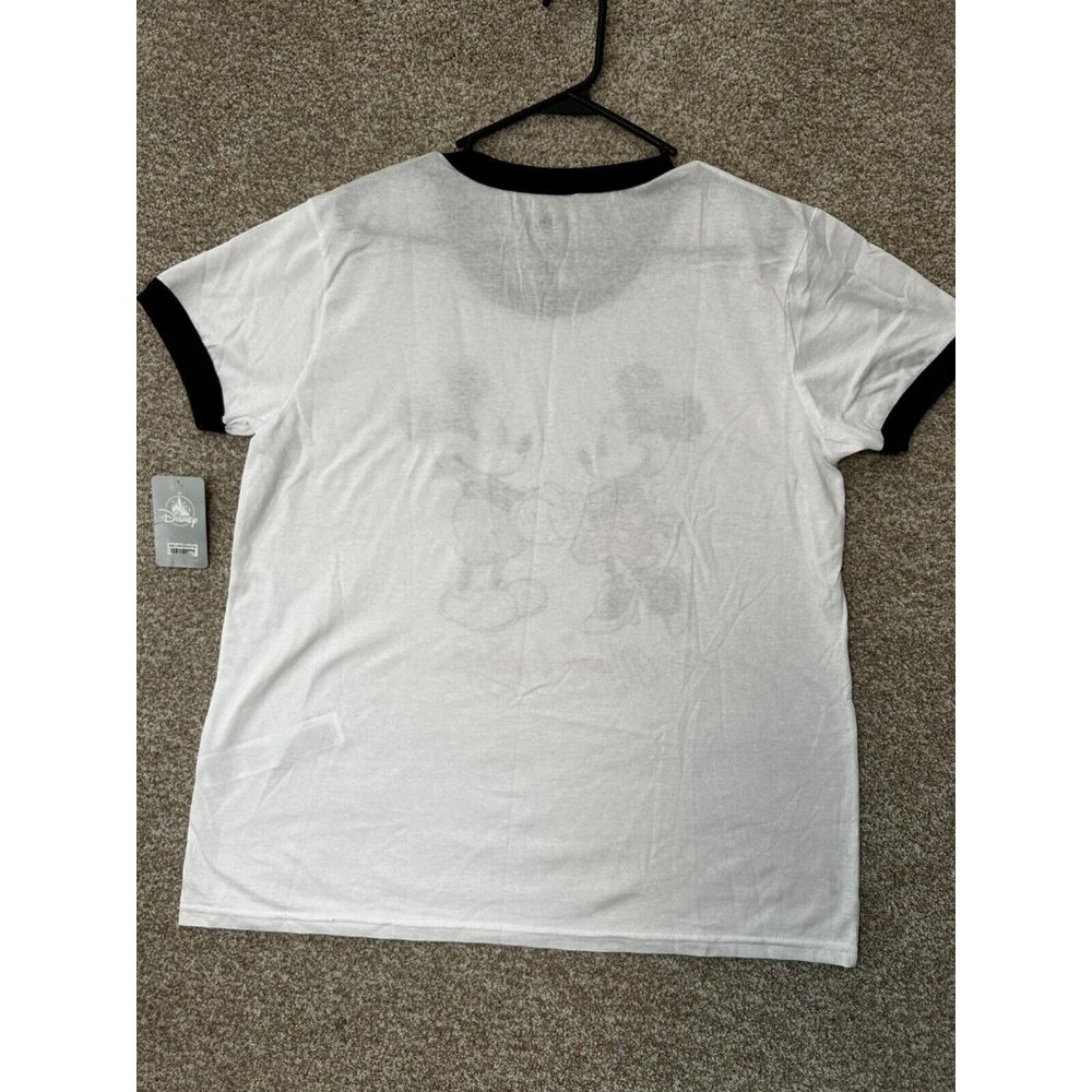 Disney Mickey & Minnie White Short Sleeve T Shirt Size XL - Picture 8 of 8